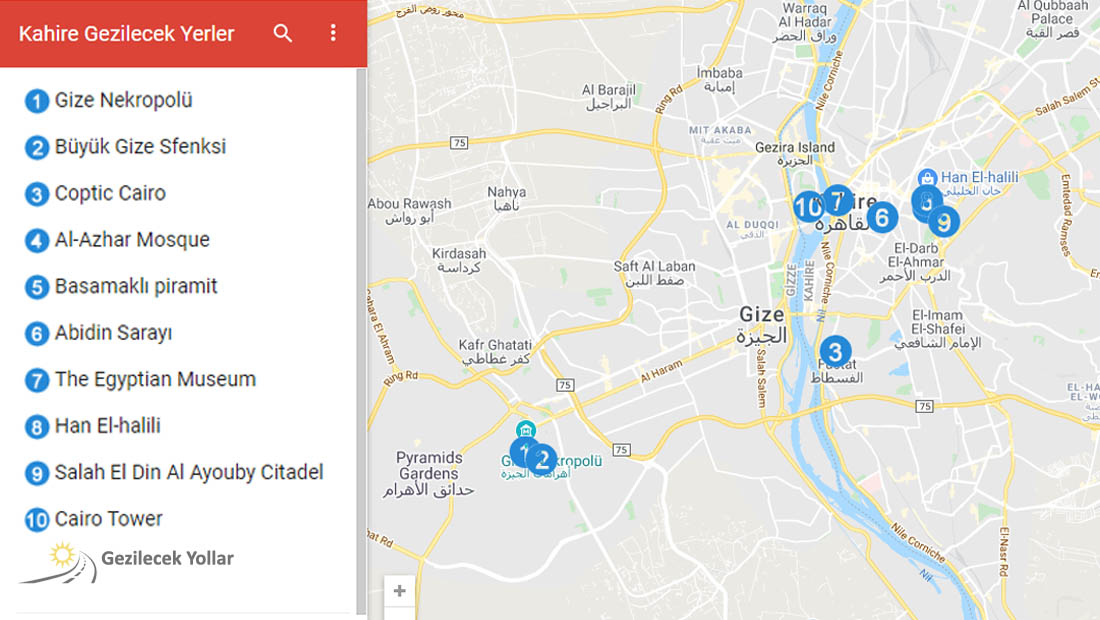 Kahire Google Haritası