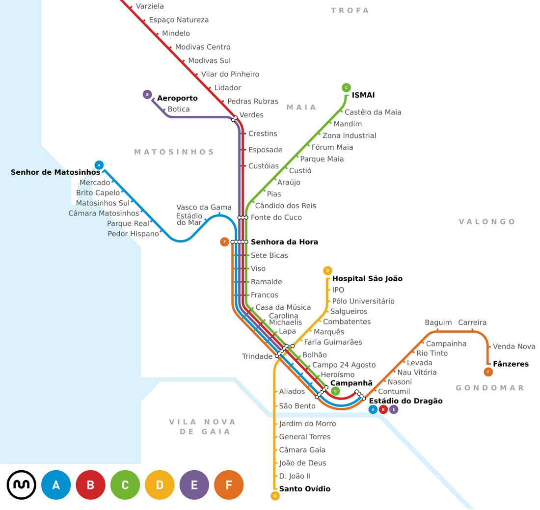 Porto Metro Haritası